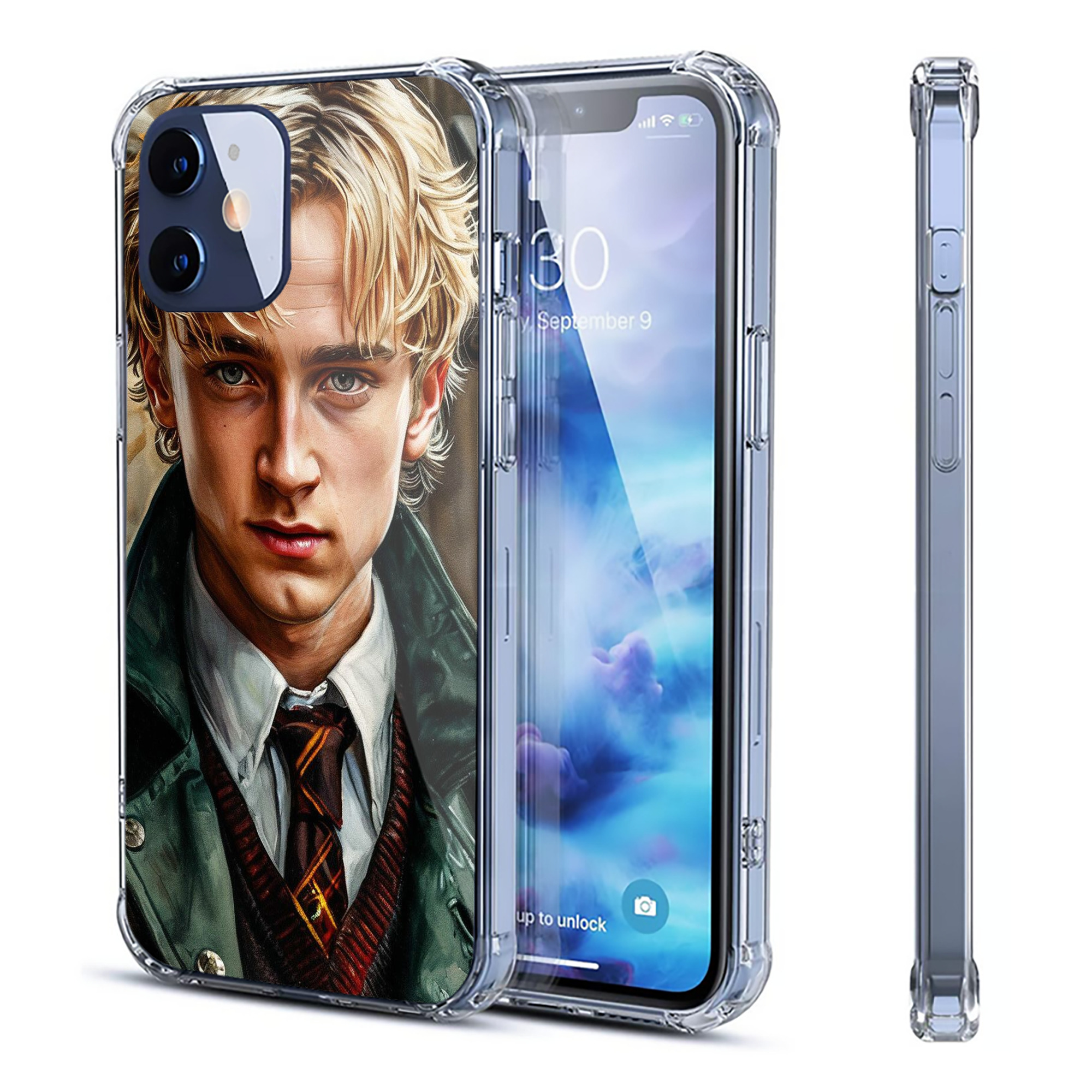 （画像用） Harry Potter ハリー・ポッターシリーズ 【iPhone 12シリーズ対応】透明スマホケース（クリアソフトケース）